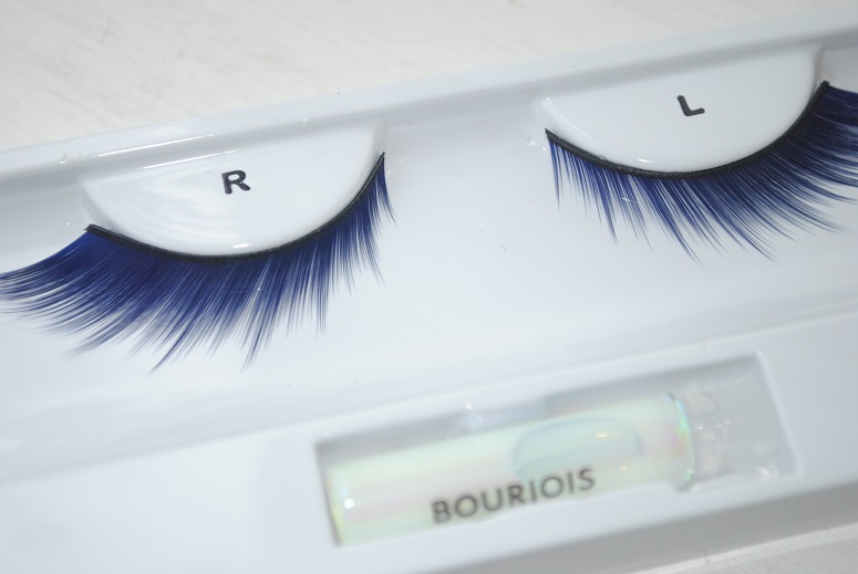 bourjois flared volume blue feather false lashes review