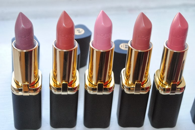 loreal color riche collection privee lipstick range