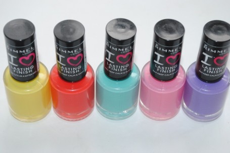 Rimmel I Love Lasting Finish Nail Polish Summer 2014 collection