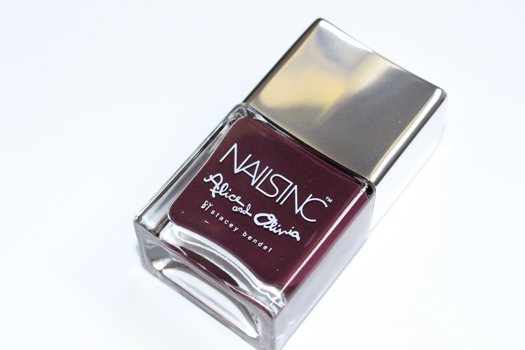 nails inc alice olivia review swatch