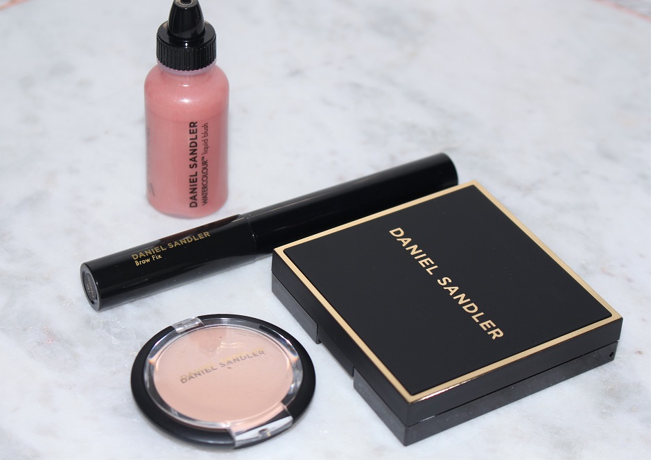 daniel sandler invisible radiance concealer brow fix new blotting powder review
