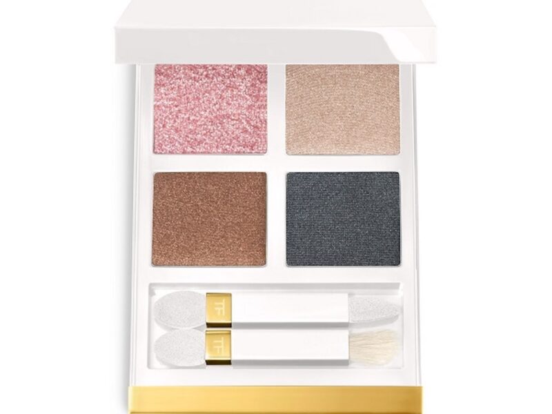 Tom Ford White Suede Eye Quad Swatches & Collection