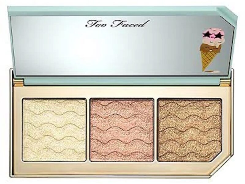Too Faced Triple Scoop Highlighting Palette Review & Swatches