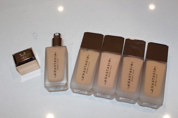 Anastasia Beverly Hills Impeccable Foundation shades