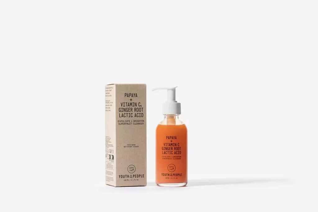 Youth To The People Papaya + Vitamin C, Ginger Root Lactic Acid Superfruit Cleanser Review